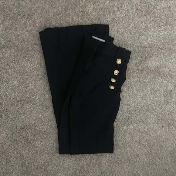 Black denim flare sailor pants - Picture 3 of 3